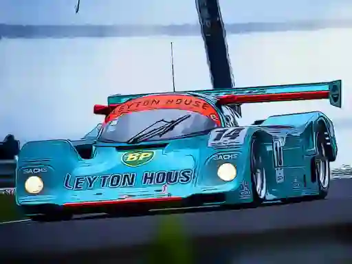 لعبة Super Fast Cars Puzzle على الانترنت