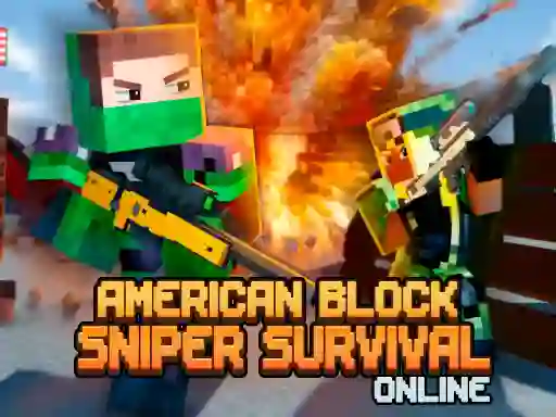 لعبة American Block Sniper Survival Online على الانترنت