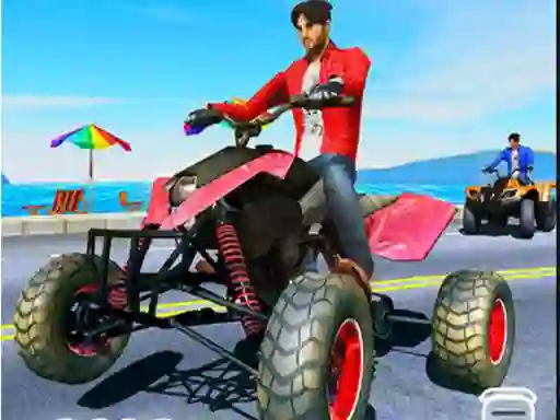 لعبة Quad Bike Traffic Racing Mania على الانترنت