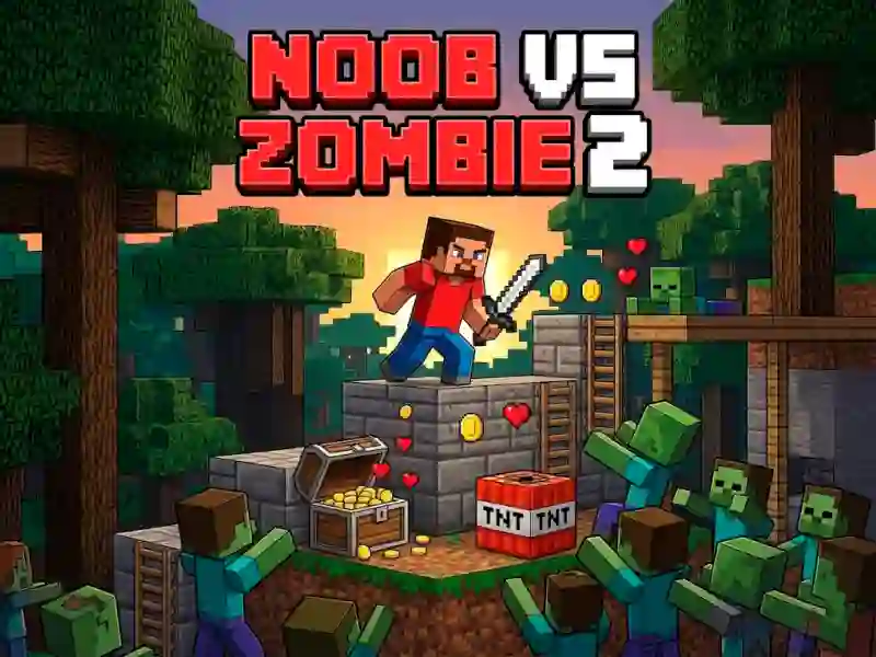 لعبة Noob vs Zombie 2 على الانترنت
