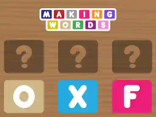 لعبة Making Words على الانترنت