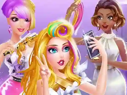 لعبة Superstar Hair Salon على الانترنت