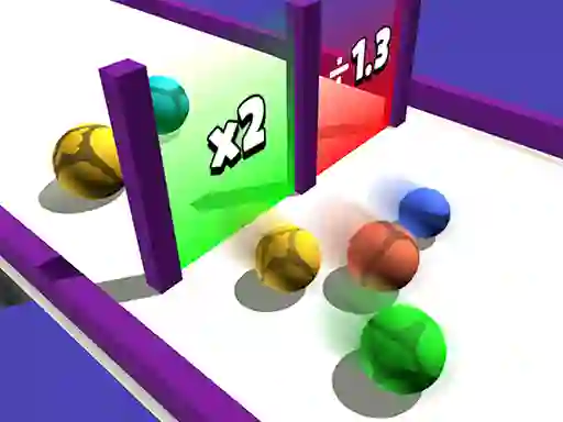 لعبة Clone Ball Rush على الانترنت