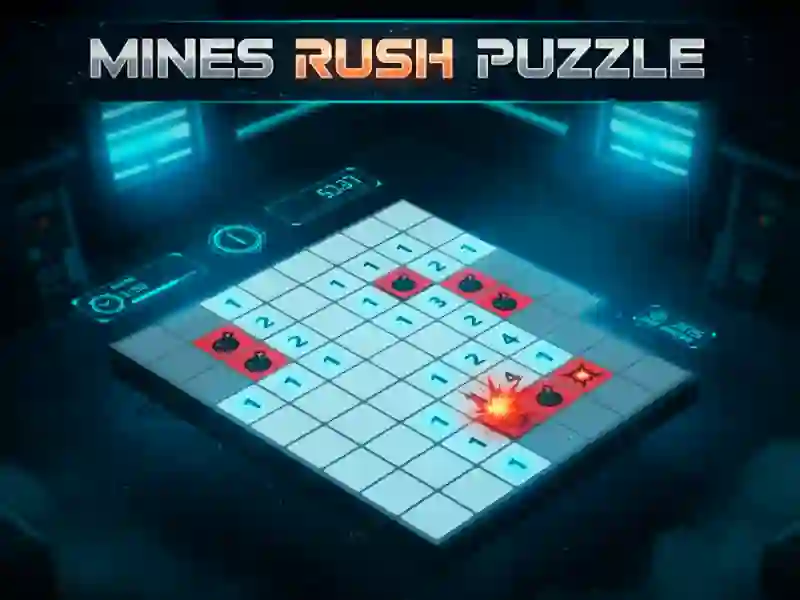 لعبة Mines Rush Puzzle على الانترنت