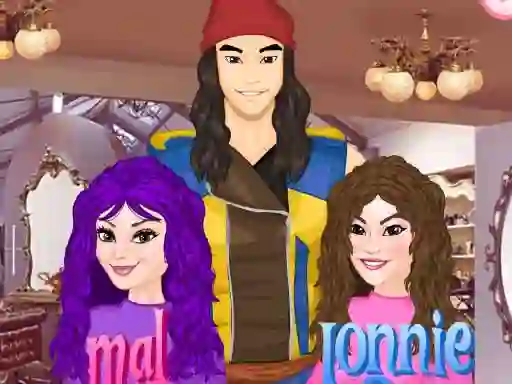 لعبة Descendants Hair Salon على الانترنت