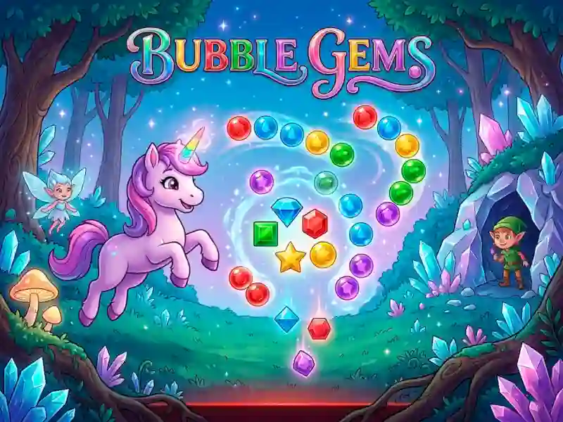 لعبة Bubble Gems على الانترنت