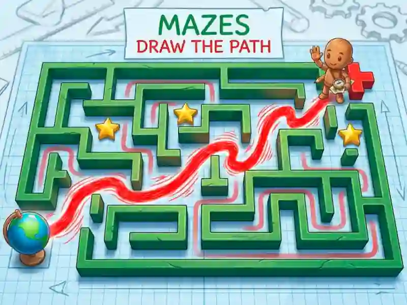 لعبة Mazes Draw The Path على الانترنت