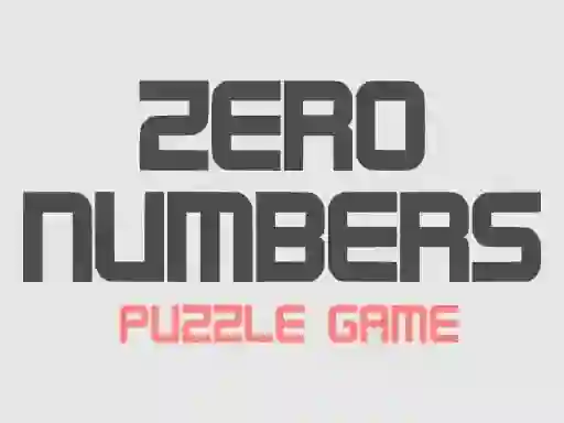 لعبة Zero Numbers Puzzle Game على الانترنت