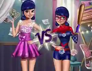 لعبة Good vs Bad Girl على الانترنت