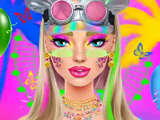 لعبة Festival Vibes Makeup على الانترنت