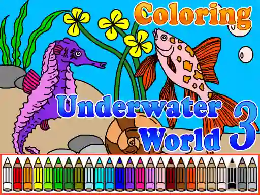 لعبة Сoloring Underwater World 3 على الانترنت