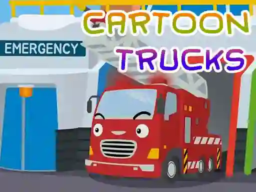 لعبة Cartoon Trucks Jigsaw على الانترنت