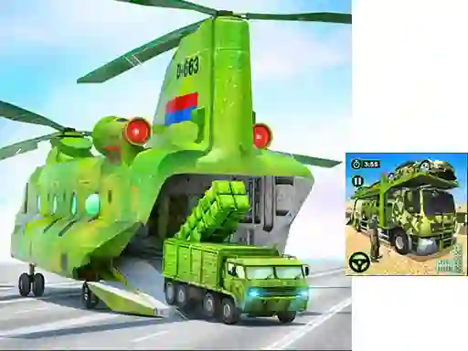 لعبة US Army Cargo Transport Truck Driving على الانترنت