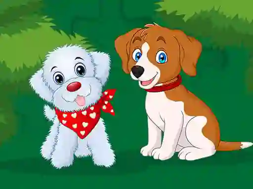 لعبة Cute Puppies Jigsaw على الانترنت