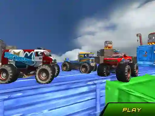 لعبة Monster Truck Stunts Sky Driving على الانترنت