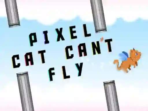 لعبة Pixel cat can't fly على الانترنت