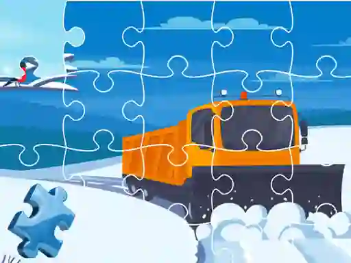لعبة Winter Trucks Jigsaw على الانترنت