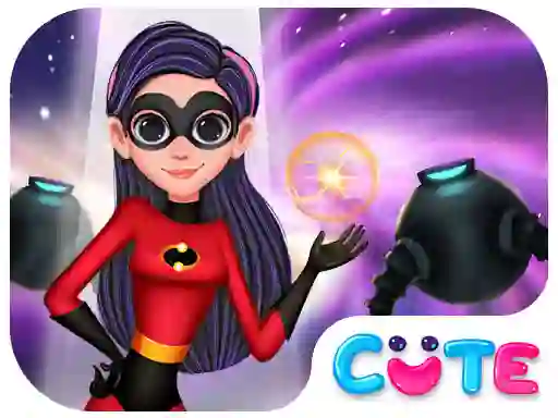 لعبة Superhero Violet Fashion Shoot على الانترنت