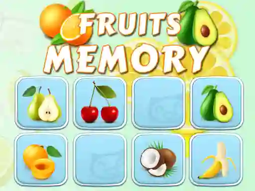 لعبة Fruits Memory على الانترنت