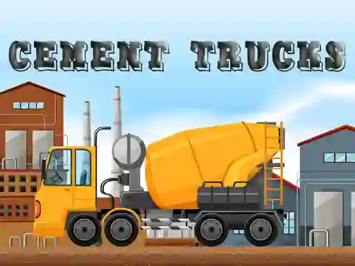 لعبة Cement Trucks Hidden Objects على الانترنت