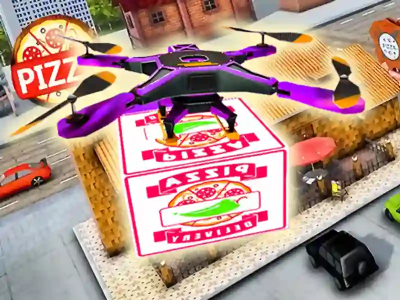 لعبة Drone Pizza Delivery Simulator على الانترنت