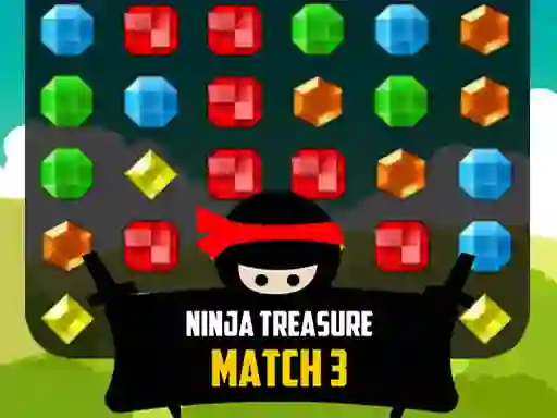 لعبة Ninja Treasure Match 3 على الانترنت