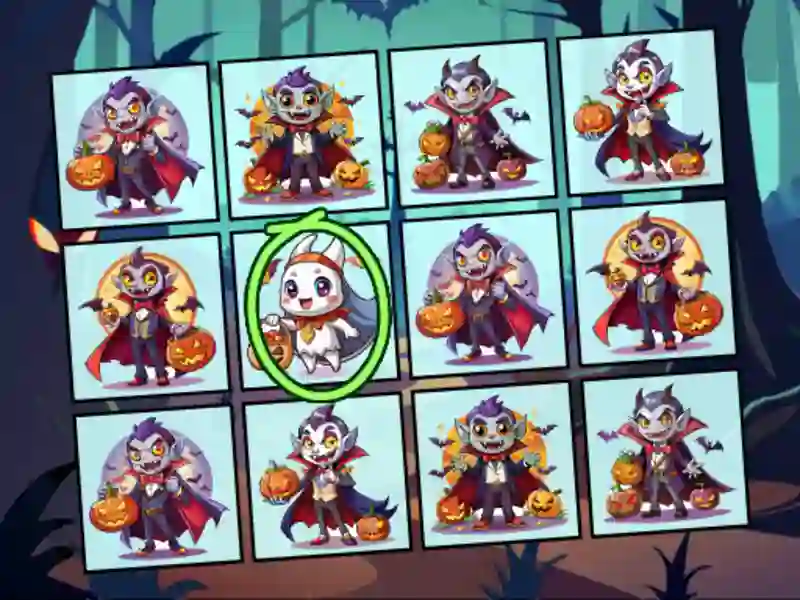 لعبة Spot the Unique Halloween على الانترنت