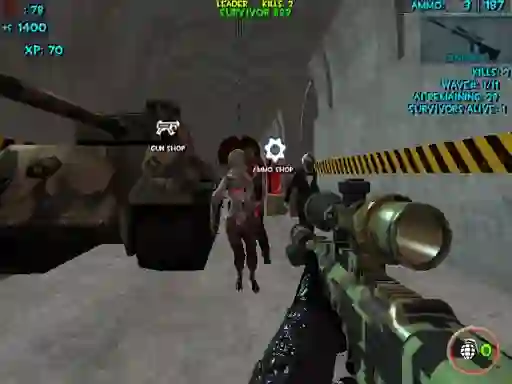 لعبة Zombie Apocalypse Bunker Survival Z على الانترنت