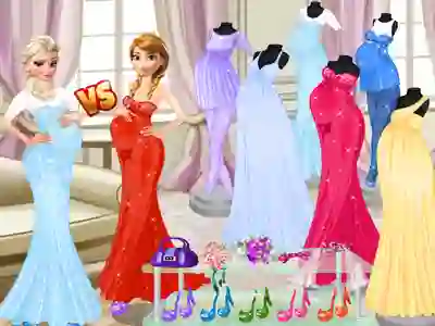 لعبة Pregnant Princesses Fashion Dressing Room على الانترنت
