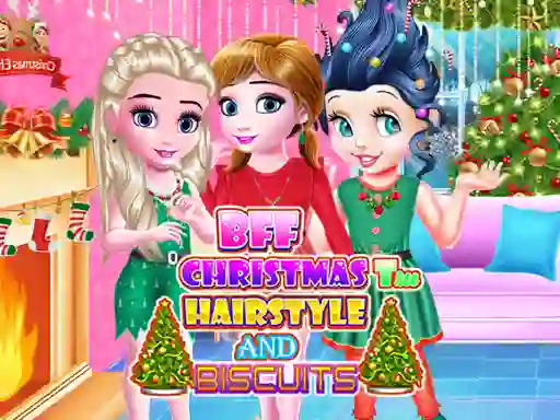 لعبة BFF Christmas Tree Hairstyle and Biscuits على الانترنت