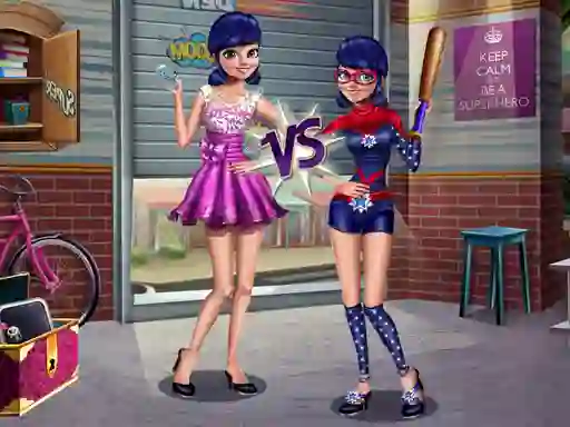 لعبة Princess vs Superhero على الانترنت