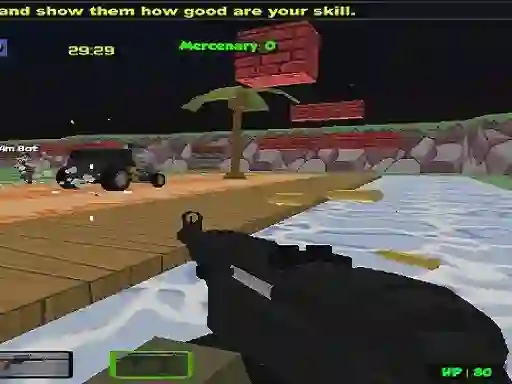 لعبة Blocky Combat Strike Zombie Multiplayer على الانترنت
