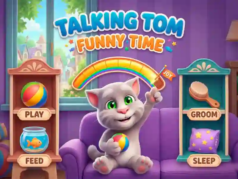 لعبة Talking Tom Funny Time على الانترنت