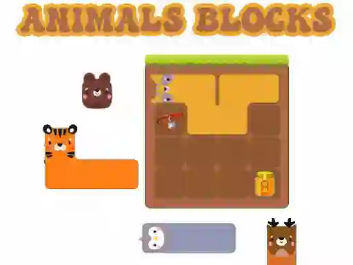 لعبة Animals Blocks على الانترنت