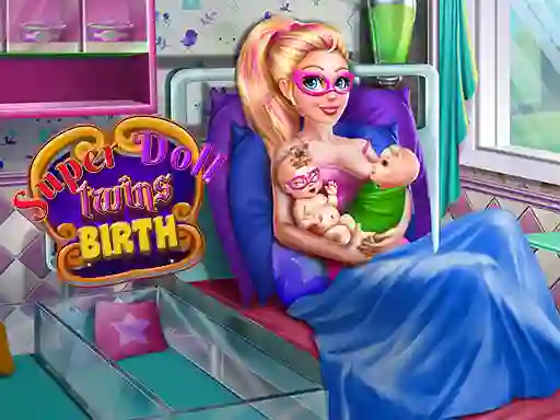 لعبة Super Doll Twins Birth على الانترنت