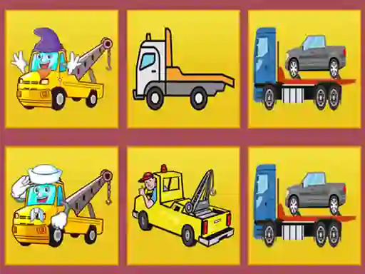 لعبة Tow Trucks Memory على الانترنت