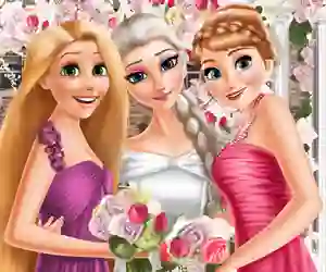 لعبة Eliza and princesses wedding على الانترنت