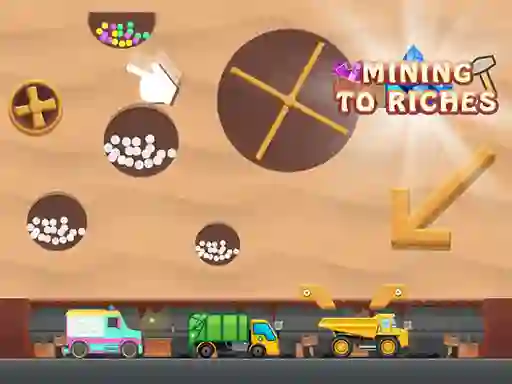 لعبة Mining To Riches على الانترنت