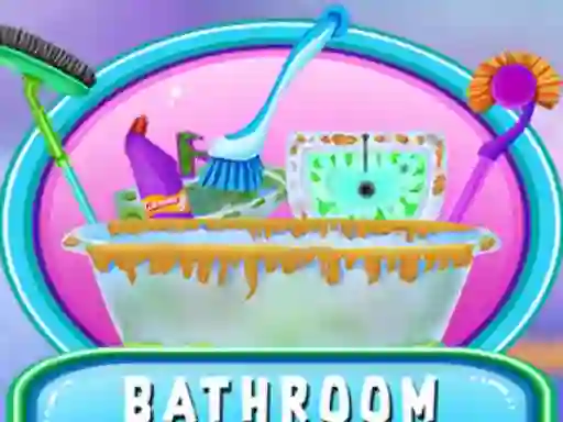 لعبة Bathroom Clean Up على الانترنت
