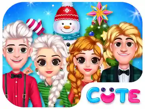 لعبة Frozen Princess Christmas Celebration على الانترنت