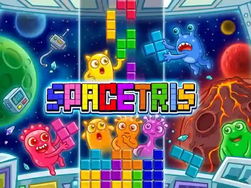 لعبة SpaceTris على الانترنت