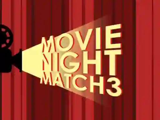 لعبة Movie Night Match 3 على الانترنت