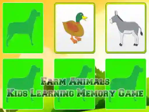 لعبة Farm Animals Kids Learning  Memory على الانترنت