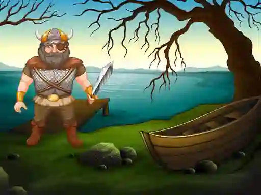 لعبة Viking Warrior Battle: Puzzle على الانترنت