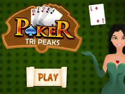 لعبة Poker Tri Peaks على الانترنت