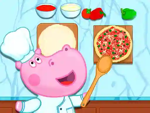 لعبة Hippo Pizzeria على الانترنت