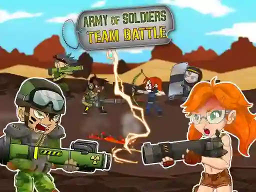 لعبة Army of soldiers: Team Battle على الانترنت