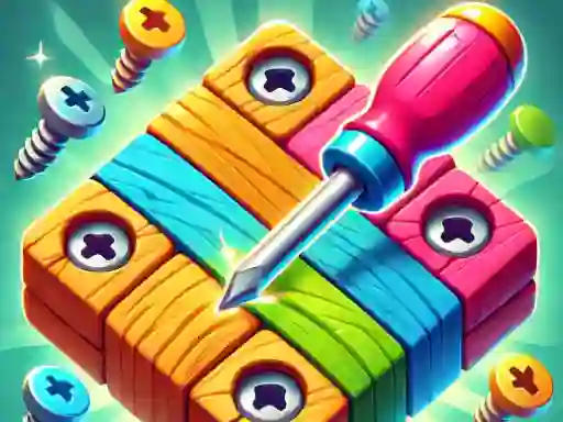 لعبة Unscrew Wood Puzzle على الانترنت