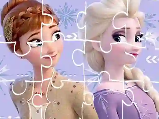 لعبة Frozen Sister Jigsaw على الانترنت