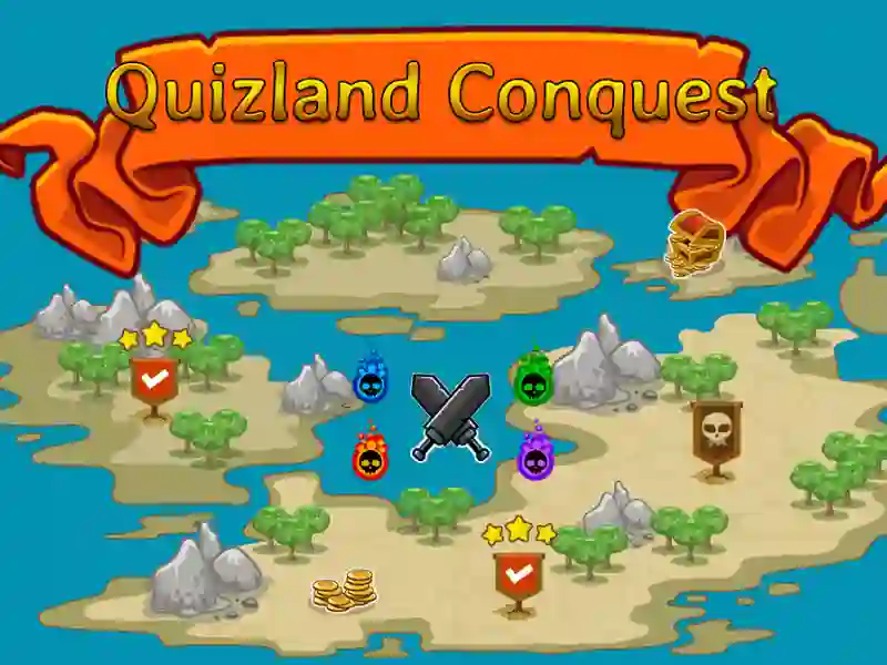 لعبة Quizland Conquest على الانترنت